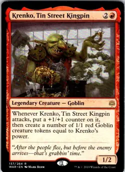 Magic | WAR | Krenko, Tin Street Kingpin | 137 | Normal | NM - Image 1