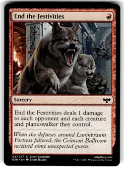 End the Festivities Innistrad: Crimson Vow Regular MTG - Image 1
