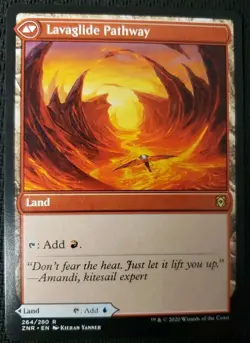 MTG *Riverglide Pathway X1* (LP) Zendikar Rising Magic The Gathering - Image 2