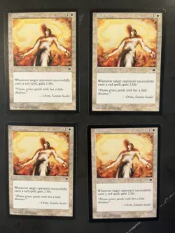 4x Warmth x4 - Tempest - MTG Magic - (2) NM, (2) LP - Image 1
