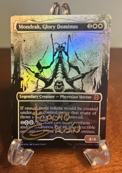 MTG Mondrak, Glory Dominus Oil Slicked Signed Painted Artist Proof Flavio Giron - Image 1