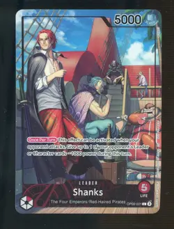One Piece SHANKS OP09-001 - Promo Card PSA Limited Edition July 2025 TCG - Image 1