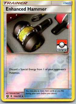 Enhanced Hammer - (Pokemon League) Promo League & Championship Cards 124a/145 LP - Image 1