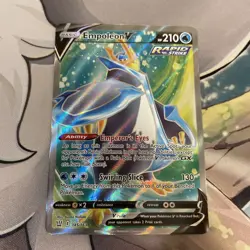 Empoleon V 145/163 Battle Styles NM Full Art Ultra Rare Holo Pokemon TCG 2021 - Image 3