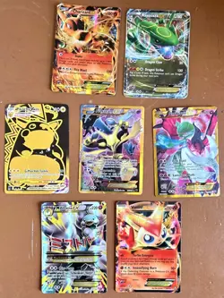 7 HP/Damaged Bulk Job Lot of Pokemon Cards Mostley Mid-era EX's from XY sets - Image 1