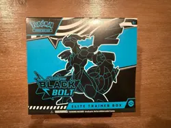 Pokemon Scarlet & Violet Black Bolt Elite Trainer Box 2024 English Zekrom Promo - Image 1