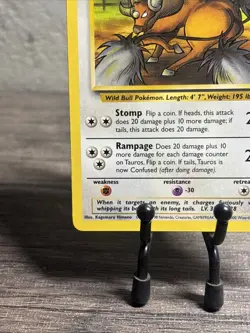 Tauros 062/130 Base Set 2 Regular Uncommon-Pokemon TCG-WOTC-Fast Shipping-NM! - Image 4