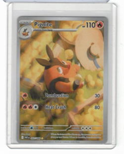 Pokemon White Flare Pignite Illustration Rare 97/86 w/ Toploader - Image 1