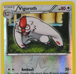 Vigoroth - BW Dragons Exalted - 102/124 - Pokemon TCG - Reverse Holo - Image 1