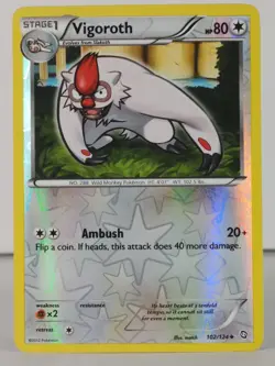 Vigoroth - BW Dragons Exalted - 102/124 - Pokemon TCG - Reverse Holo - Image 3