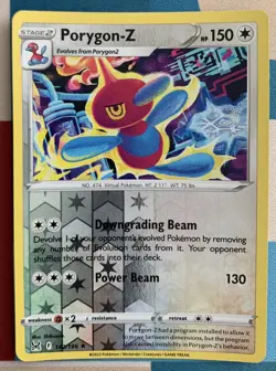 Porygon-Z - 142/196 - SWSH Lost Origin - Pokemon - Reverse Holo (Rare) - NM/M - Image 1