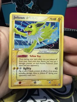 Pokemon Jolteon Gold Star 101/108 Ex Power Keepers English MP READ DESCRIPTION - Image 3