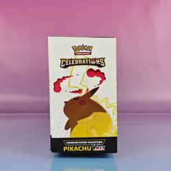 POKEMON CELEBRATIONS PREMIUM FIGURE COLLECTION PIKACHU VMAX 2021 OVP SEALED - Image 2