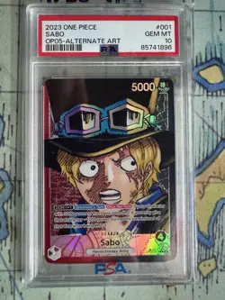 Sabo (001) (Alternate Art) OP05-001 Awakening of the New Era Foil - Image 1