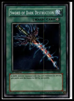 1st Edition Starter Deck: Yugi #SDY-020 Sword of Dark Destruction - Image 1