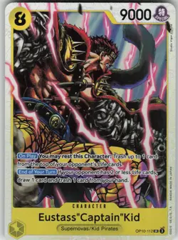 One Piece TCG Eustass"Captain"Kid (112) SR Royal Blood OP10-112 - Image 1