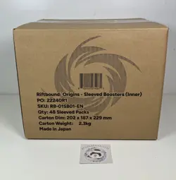 Riftbound League of Legends Origins TCG Card Sleeved Booster Case 1st Edition EN - Image 2