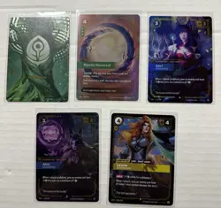 5 Card Riftbound League Of Legends Lot Including Alternate Arts - Image 1
