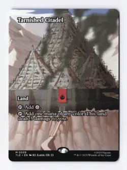 Tarnished Citadel (Borderless) MTG Avatar: The Last Airbender: Eternal-Legal TLE - Image 1