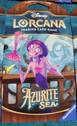 Disney Lorcana Azurite Sea - 8 Booster Packs Brand New Sealed - Image 3