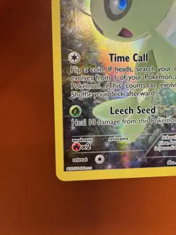 Pokemon TCG Mythical Celebi XY111 Full Art Black Star Holo Promo LP - Image 4