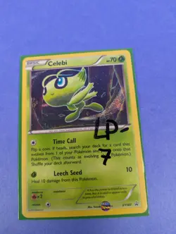 Celebi - XY187 - Promo Holo XY Black Star Promos - Pokemon Card - LP - Image 3