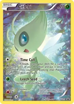 Celebi - XY111 - Pokemon XY Promo Holo Rare Card LP - Image 1