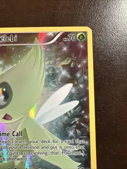 Celebi XY111 Pokemon TCG XY Promos DMG on Back - Image 3
