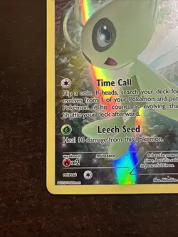 Celebi XY111 Pokemon TCG XY Promos DMG on Back - Image 5