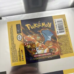 Pokemon 1st Edition Base Set Booster Pack Uncut Foil Sheet First Edition - Image 3