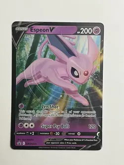 Espeon V SWSH201 SWSH: Sword & Shield Promo Cards Holo English NM - Image 2