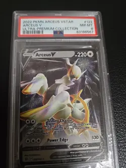 Pokemon: Arceus V Ultra-Premium Collection Holo Metal Promo #122 - PSA 8 - D29 - Image 1