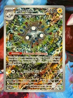 Magneton Scarlet & Violet Black Star Promo Illustration Rare 159 Pokemon TCG ⚡ - Image 1