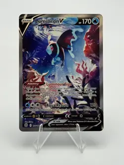 Lumineon V (Alternate Full Art) 156/172 Swsh09: Brilliant Stars Holo Pokemon TCG - Image 1
