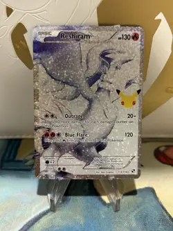 Reshiram Celebrations Classic Collection 113/114 Pokemon Card Holo NM - Image 1