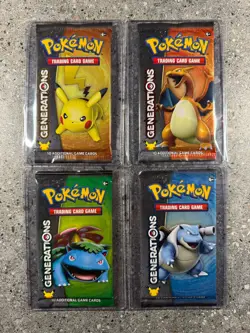 Pokemon TCG 4x (=1 Artset) 2016 Generations Booster Pack Genuine Factory Sealed - Image 1