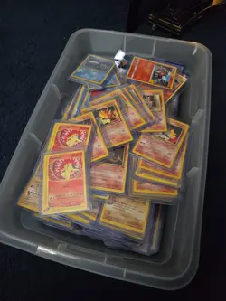 Pokemon Trading Cards Non Holos Mixed Lot of 9lb Bulk LP W/ Sleeves - Image 1