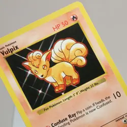 Pokemon TCG - Vulpix 68/102 Base Set Common Shadowless WOTC 1999 - EXC/NM - Image 1