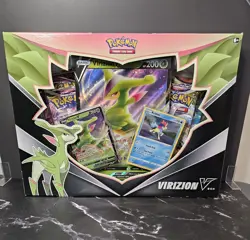 Pokemon TCG: Sword & Shield - Virizion V Box X4 Booster Packs [New & Sealed] - Image 1