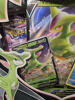 Pokemon TCG: Sword & Shield - Virizion V Box X4 Booster Packs [New & Sealed] - Image 4