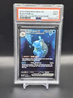 BLASTOISE EX PSA 9 MINT #200 POKEMON CARD EN-151 SPECIAL ILLUSTRATION RARE - Image 1