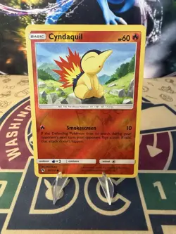 Cyndaquil Reverse Holo 39/214 Pokemon Card Sun and Moon - Image 1