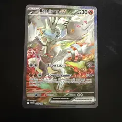 Pokemon Card Reshiram Ex 166/086 Pokemon Fuoco Bianco Near Mint ITA italiana - Image 4