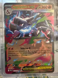 Mega Charizard x Ex 13/94 Ultra Rare Phantasmal Flames Pokemon Card - Image 2