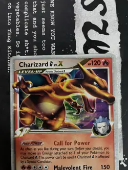 Charizard G LV.X DP45 Black Star Promo 2009 Holo Rare Pokemon Card TCG - Image 5