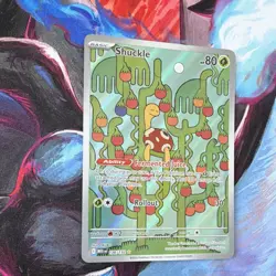 Pokemon TCG Shuckle 136/132 MEGA Full Art Rare Holo Basic 80 HP Turtle Card - Image 3