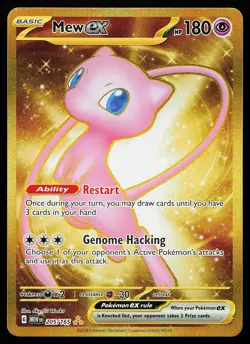 Mew ex 205/165 Secret Rare Scarlet & Violet 151 Pokemon Card - Image 1