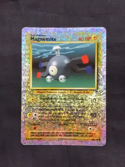 Pokemon Cards: Legendary Collection Reverse Holo: Magnemite 80/110 - Image 1