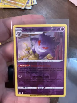 Gengar 66/196 Lost Origin Reverse Holo Rare Pokemon Card TCG 066/196 Pokemon - Image 1