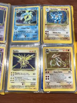 Pokemon Vintage Card Lot 1999 Holo Rare Charizard Mewtwo 2nd edition Binder - Image 2